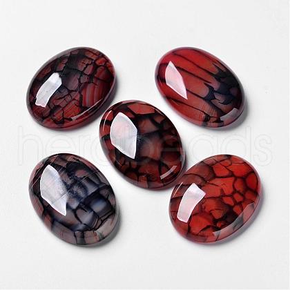 Natural Dragon Veins Cabochons G-F296-07-22x30mm-1