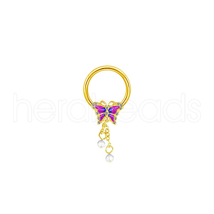 316L Surgical Stainless Steel Enamel Nipple Rings WG1199B-05-1