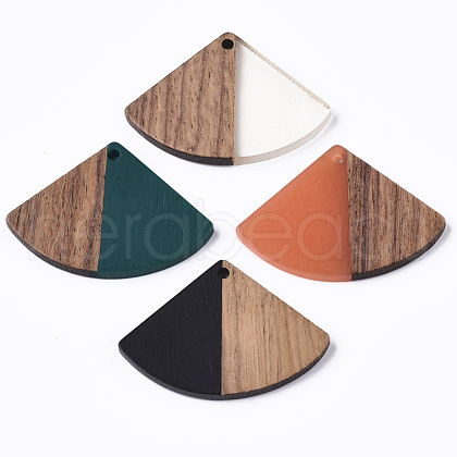 Resin & Wood Pendants RESI-S358-86B-1