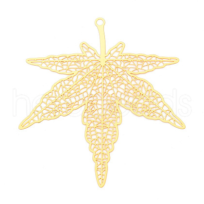 Brass Filigree Big Pendants KKC-T003-19G-1