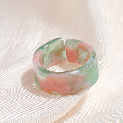 Blooming Acrylic Cuff Rings FS-WGC1E19-03-1