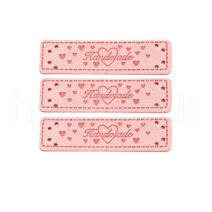 Heart Printed PU Leather Small Label PW-WG7D637-01-1