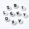 Luminous White Smoke Acrylic Beads MACR-S273-68-2