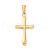 304 Stainless Steel Pendants STAS-L286-08G-1