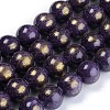 Natural Mashan Jade Beads Strands X-G-F670-A25-8mm-1