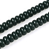 Opaque Spray Painted Glass Beads GLAA-ZX008-8mm-18X-1