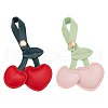  2Pcs 2 Colors PU Leather Pendant Decorations FIND-NB0005-31-1