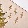 5Pcs Rack Plating Brass Micro Pave Cubic Zirconia Pendants KK-SZ0005-95-3