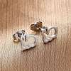 Tarnish Resistant 304 Stainless Steel Stud Earrings EJEW-N045-04P-2