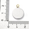 304 Stainless Steel Crystal Rhinestone Pendants STAS-E550-23G-3