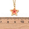 304 Stainless Steel Geometric Pendant Necklaces for Women NJEW-M106-02B-G-5