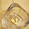 Elegant Stainless Steel Heart Pendant Necklace for Women QN4932-1-1