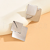 Chic Stainless Steel Rhombus Stud Earrings FV8927-3