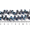 Full Rainbow Plated Electroplate Beads Strands EGLA-H104-09A-FR01-4