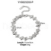 Stainless Steel Link Bracelets for Women TA0907-4-2
