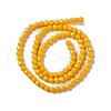 Faceted(32 Facets) Glass Beads Strands EGLA-J042-35B-M-3