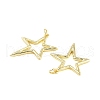 Rack Plating Brass Pendants KK-C056-03G-2