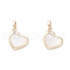 Rack Plating Brass Pendants KK-A183-23G-1