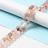 Natural Hematoid Quartz/Ferruginous Quartz Beads Strands G-E571-33C-2