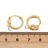 Brass Hoop Earring Findings KK-P310-30G-3
