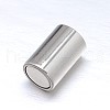 Tarnish Resistant 304 Stainless Steel Magnetic Clasps with Glue-in Ends STAS-M200-D-01-3