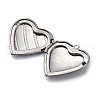 304 Stainless Steel Locket Pendants STAS-S171-13P-01-2