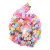 Synthetic Crackle Quartz Chips Beads Strands X-G-L154-24-3