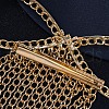 Bowknot Brass Chain Tassel Alligator Hair Clips PW-WGB460E-01-4