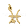 304 Stainless Steel Pendants STAS-U058-01G-12-1