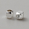 Cube Brass Beads KK-WH0081-64A-2