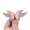 Alloy Rhinestone Hair Braaettes PW-WG68907-02-1