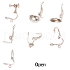 SUNNYCLUE Brass/Iron Clip-on Earring Findings KK-SC0001-05-2