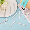 BENECREAT 12Pcs Stainless Steel Flat Ring Blanks FIND-BC0013-43-4