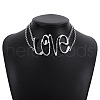 Punk Style Alloy Choker Necklaces for Women WGA180C-06-1