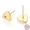 925 Sterling Silver Stud Earrings STER-T004-52G-4