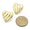 Brass Stud Earrings for Women EJEW-U035-03G-4