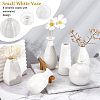  Mother's Day 6Pcs 6 Style Mini Ceramic Floral Vases for Home Decor BOTT-NB0001-05-4
