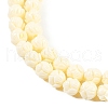 Synthetic Coral Carved Beads Strands CORA-C003-01-4