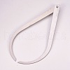 Profession Bent-leg Stainless Steel Caliper Clay Sculpture Ceramic Measuring Pottery Tools TOOL-WH0045-04D-2
