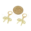 2 Pairs 2 Styles Bowknot Alloy Hoop Earrings EJEW-JE06357-6