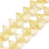 Electroplate Glass Beads Strands EGLA-G038-01A-HP02-1