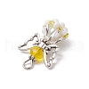 Faceted Glass Pendants PALLOY-MZ00585-01-4