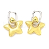 Star Brass Hoop Earrings for Women EJEW-U057-06C-03GP-4