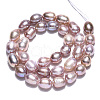 Natural Cultured Freshwater Pearl Beads Strands PEAR-N012-08M-2