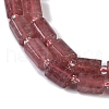 Natural Strawberry Quartz Beads Strands G-G162-D06-01-4