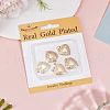 Beebeecraft 6Pcs Brass Locket Pendants KK-BBC0015-53-6