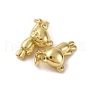 Brass Micro Pave Cubic Zirconia Pendants KK-P308-20G-2
