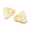 Brass Pendants KK-B134-16G-2