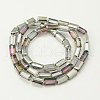 Electroplate Glass Beads EGLA-J023-8x4mm-03-2