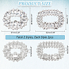   4Pcs 2 Style Alloy Crystal Rhinestone Shoe Decorations AJEW-PH0011-49P-2